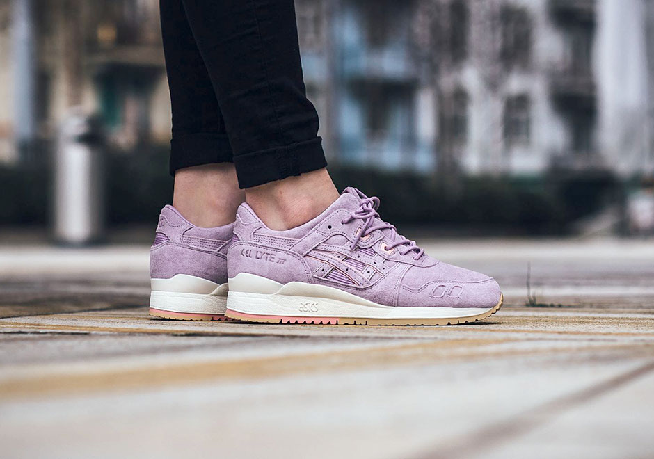 Clot Asics Gel Lyte Iii Sand Lavender Global Release 6