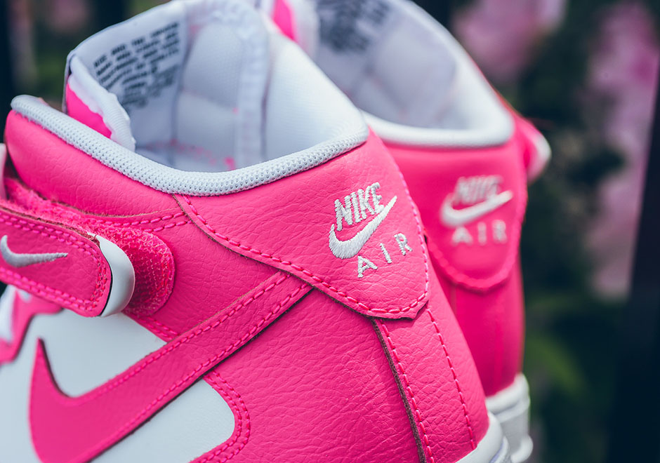 Nike Air Force 1mid Girls Hyper Pink 5