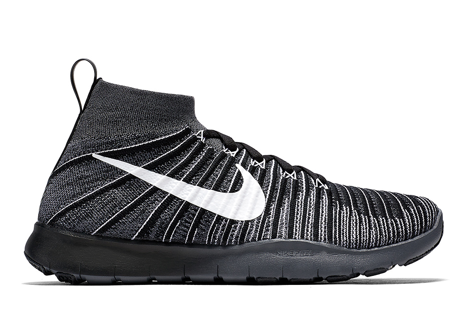 Nike Free Train Force Flyknit Black White 1