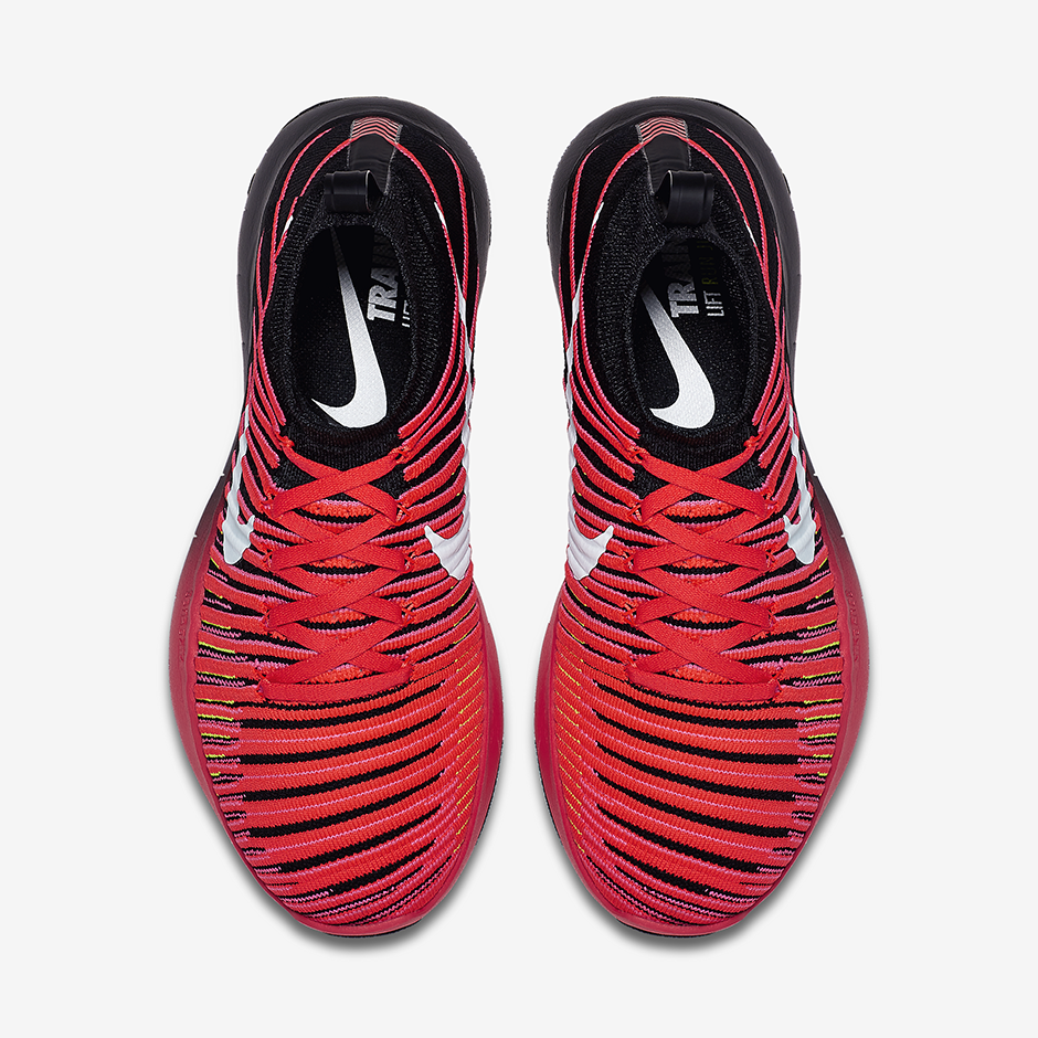 Nike Free Train Force Flyknit Red Black 3