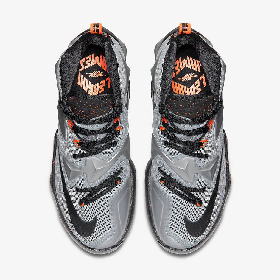 Nike Lebron 13 Silver Crimson 1