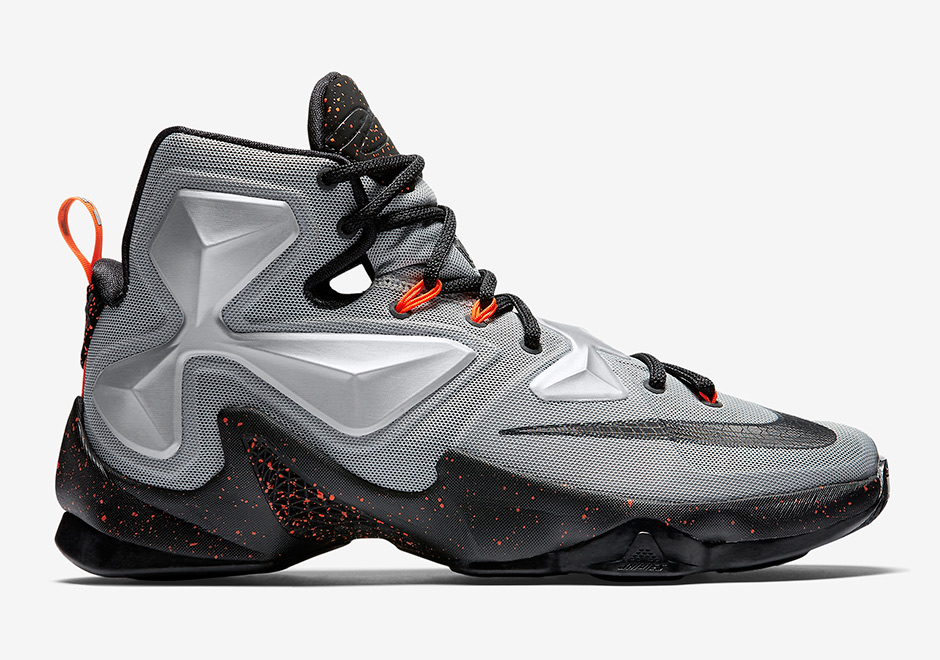 Nike Lebron 13 Silver Crimson 2