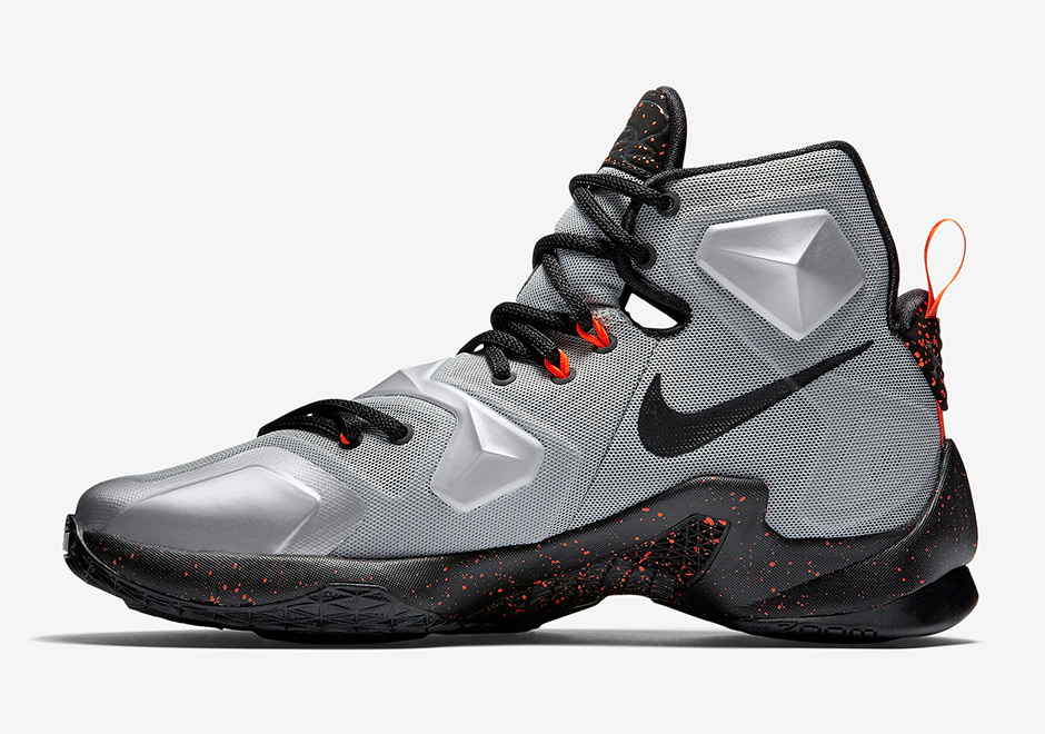 Nike Lebron 13 Silver Crimson 5