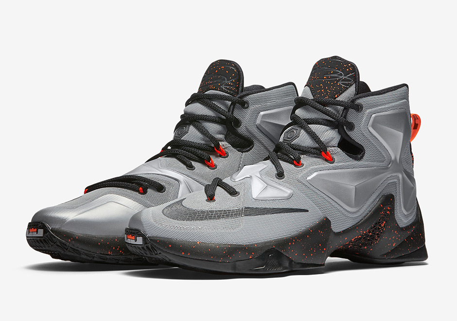 Nike Lebron 13 Silver Crimson 6