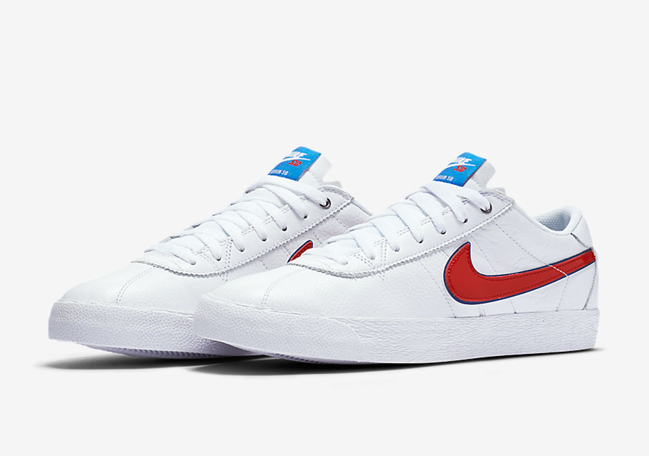 Nike Sb Bruin Premium Se White Blue Red 01