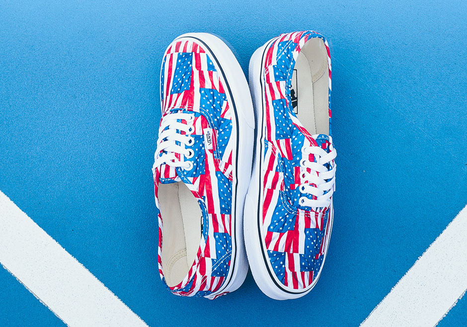 Vans Authentic Amerian Flag Freedom Pack 1