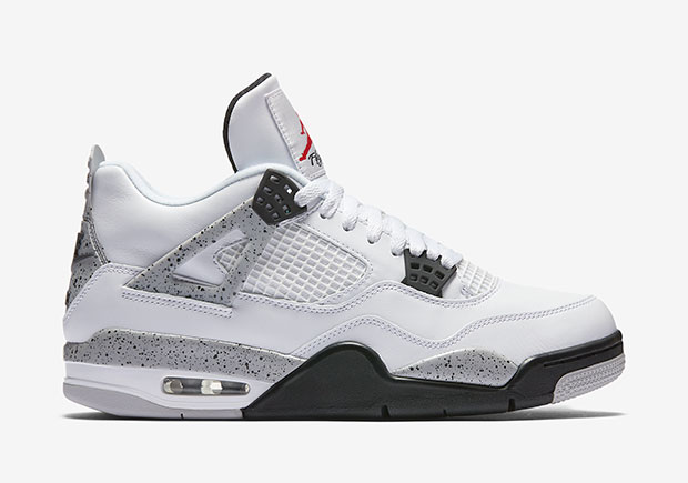 White Cement Jordan 4 Finish Line