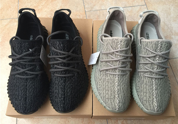 Here's Your Chance To Cop Yeezy Boost 350 "Pirate Black" And "Moonrock" At Retail