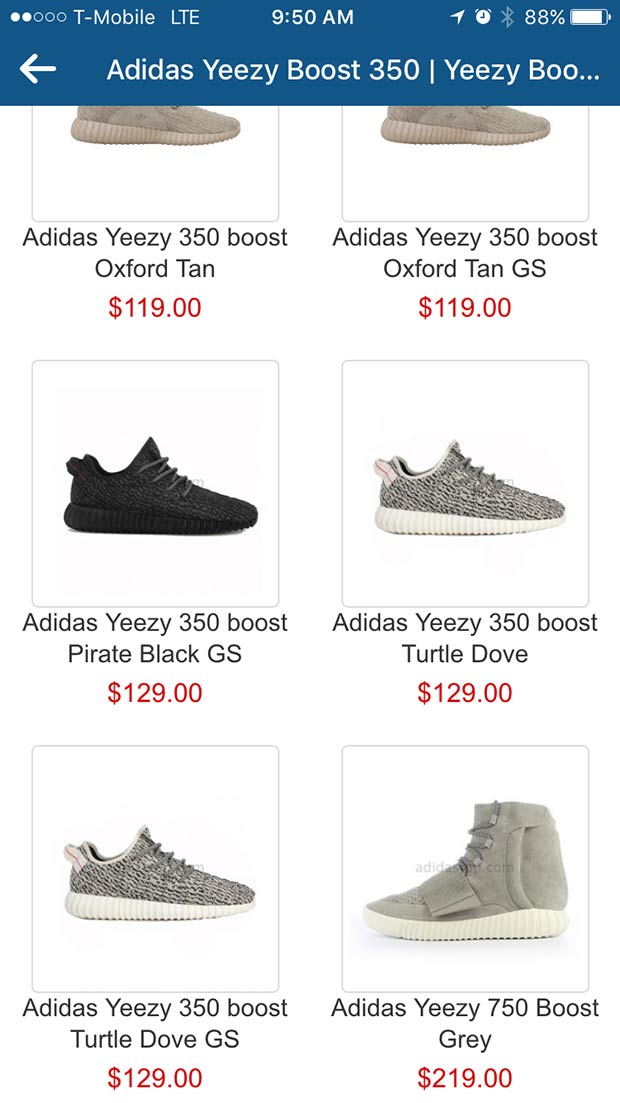 Yeezy Fake Instagram Ad 2