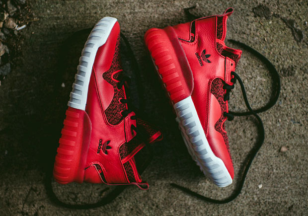 Adidas Tubular X Red Black 3