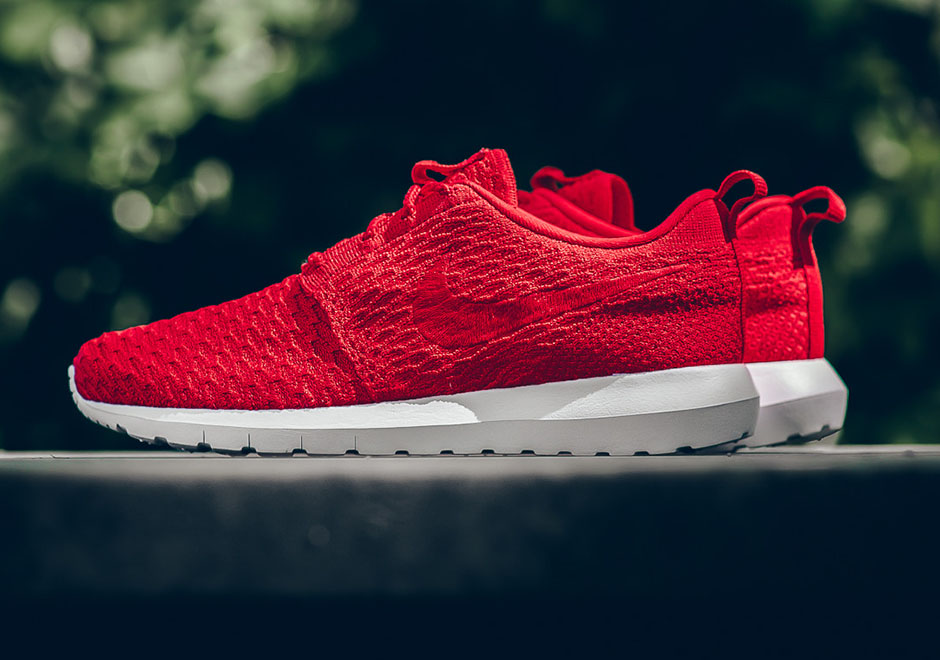 Nike Roshe Nm Flyknit University Red 2