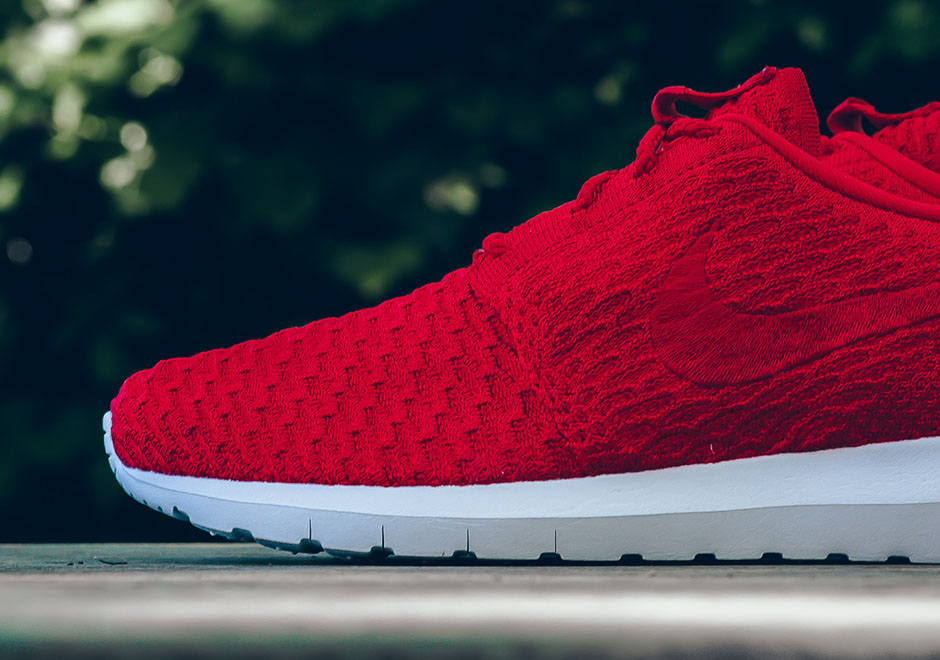 Nike Roshe Nm Flyknit University Red 3