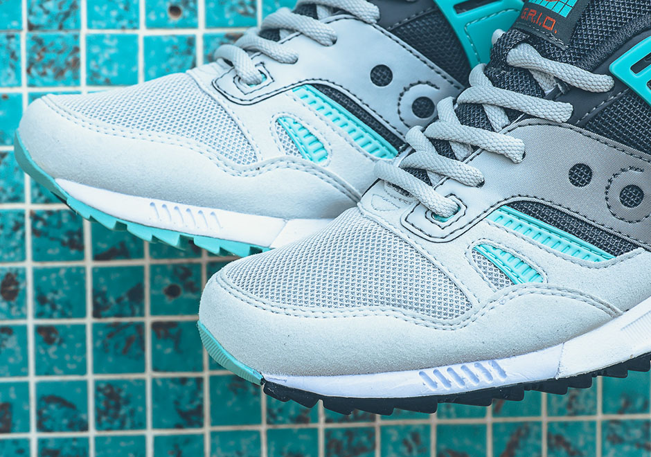 Saucony Grid Sd Grey Teal 2