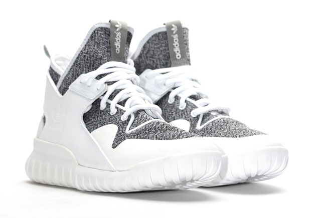 Adidas Tubular X White Grey Knit 1