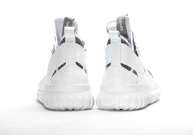 Adidas Tubular X White Grey Knit 4