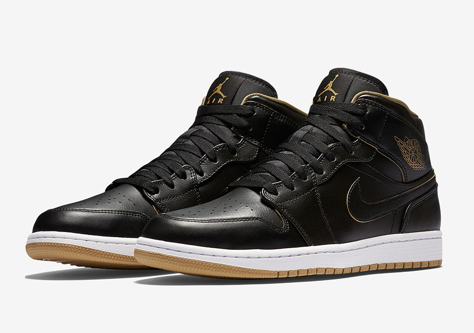 Air Jordan 1 Black Gold Kids Release 01