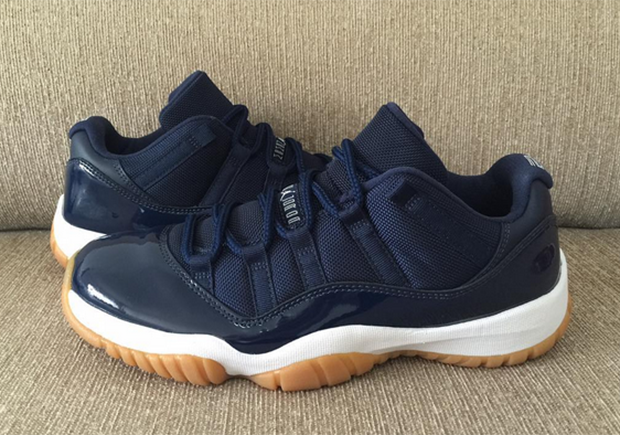 Air Jordan 11 Low Navy Gum Detailed Look 2