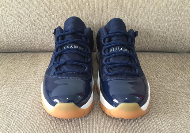 Air Jordan 11 Low Navy Gum Detailed Look 3