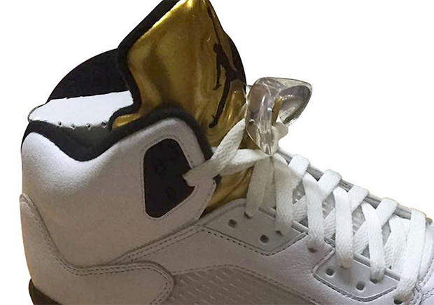 First Look At The Air Jordan 5 “Gold Tongue”