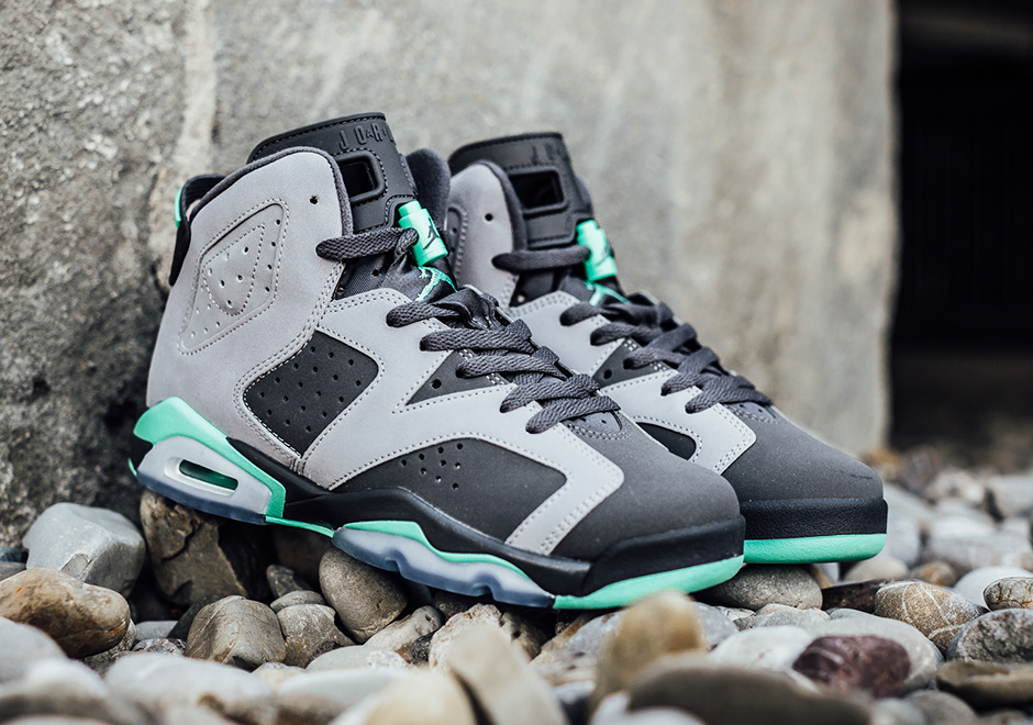 Air Jordan 6 Gg Cement Grey Green Glow 01