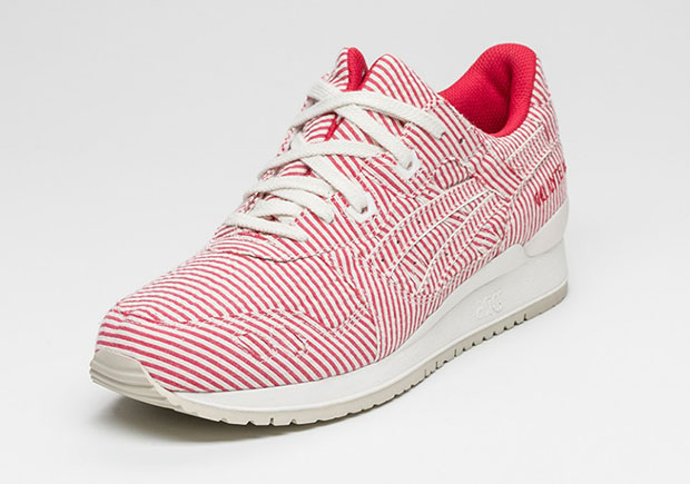 Asics Gel Lyte Iii Seersucker Pack Red White 2