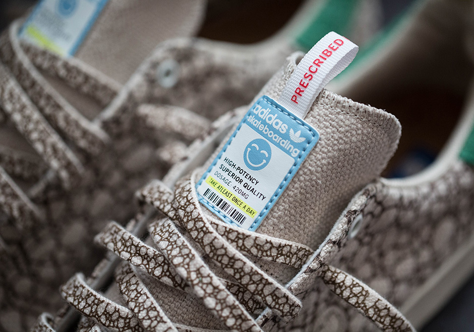 The BAIT x adidas Stan Smith Vulc Is Inspired By Medicinal Marijuana