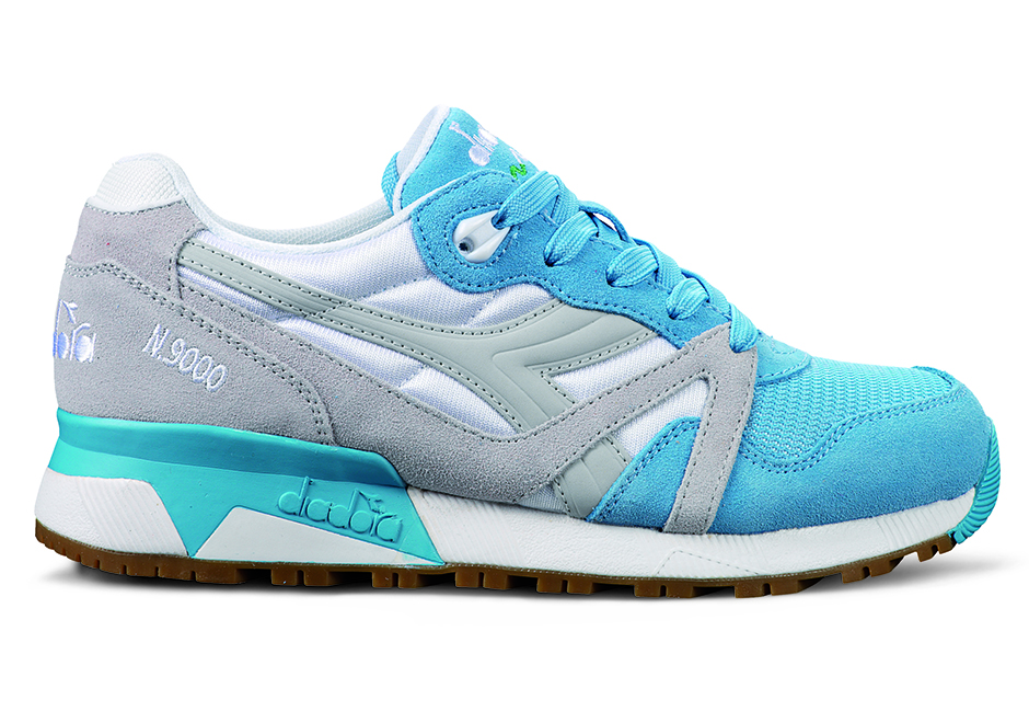 Diadora N9000 Nyl Blue Grotto Lunar Rock