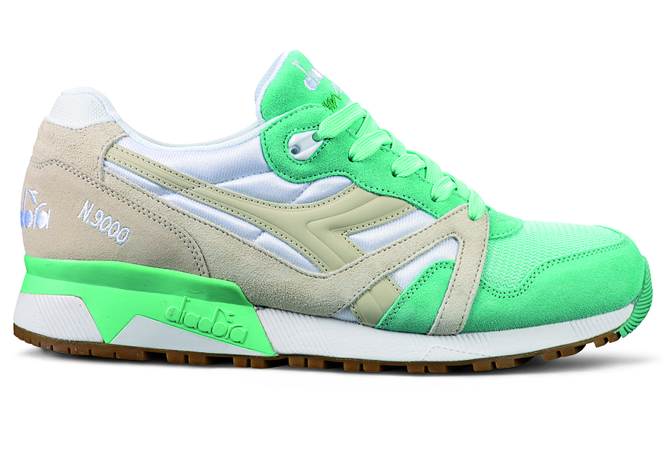 Diadora N9000 Nyl Ice Green Beige Birch