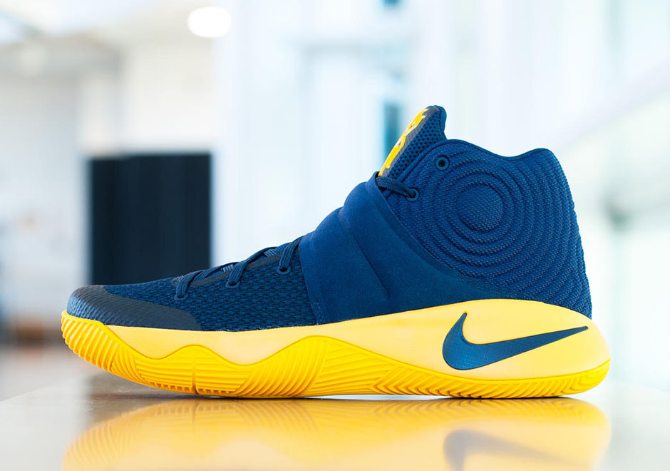 Nike Kyrie 2 Pe Navy Yellow 1