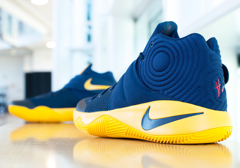 Nike Kyrie 2 Pe Navy Yellow 2