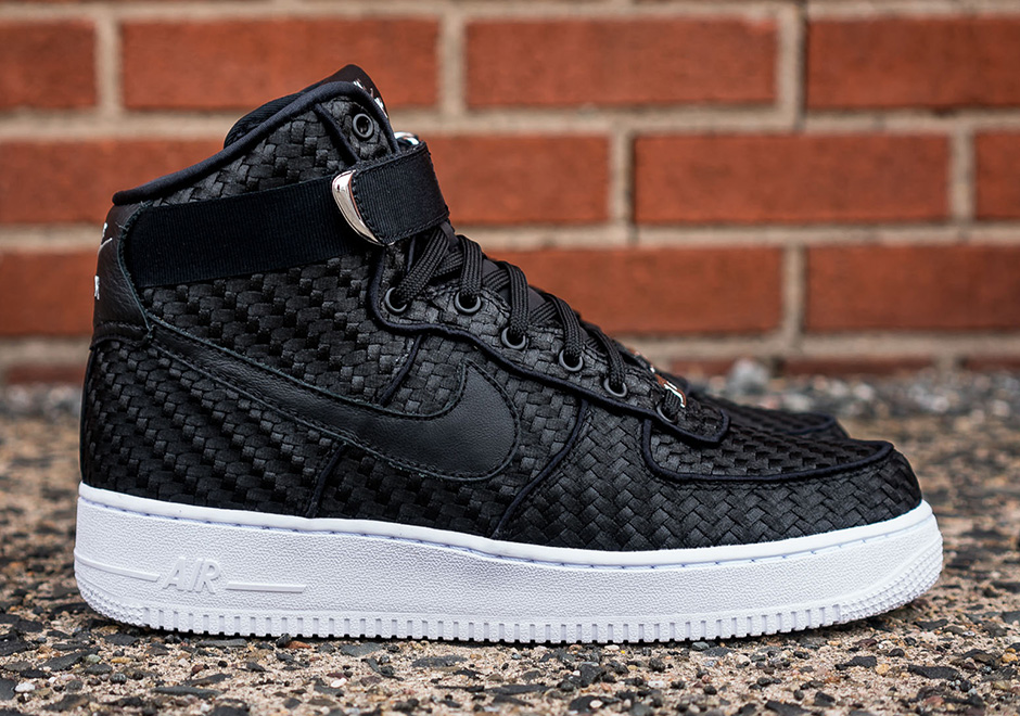 Nike Air Force 1 High Woven Black White 01