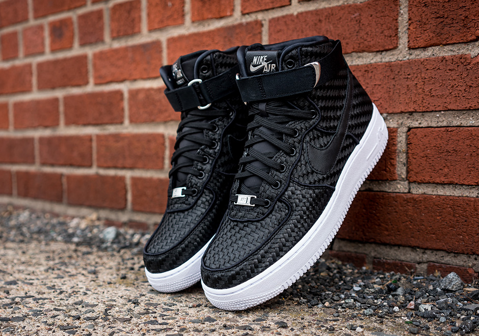 Nike Air Force 1 High Woven Black White 02