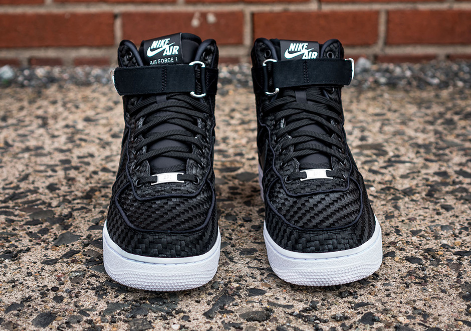 Nike Air Force 1 High Woven Black White 04