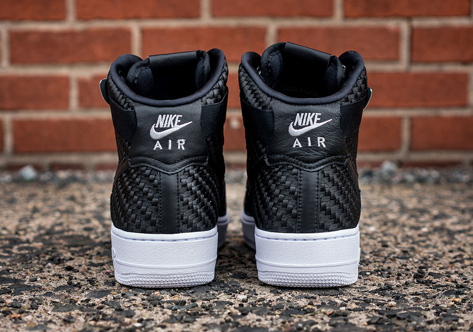 Nike Air Force 1 High Woven Black White 05