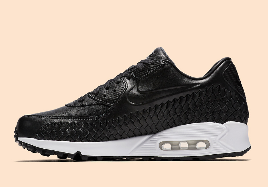 Nike Air Max 90 Woven Black White 3