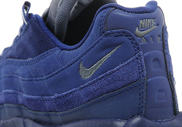 Nike Air Max 95 Dark Blue Suede 06