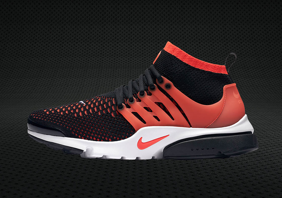 Nike Flyknit Presto Mid "Bright Crimson"