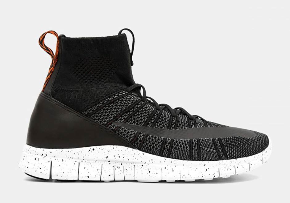 Nike Free Mercurial Superfly Black Dark Grey Team Orange 02