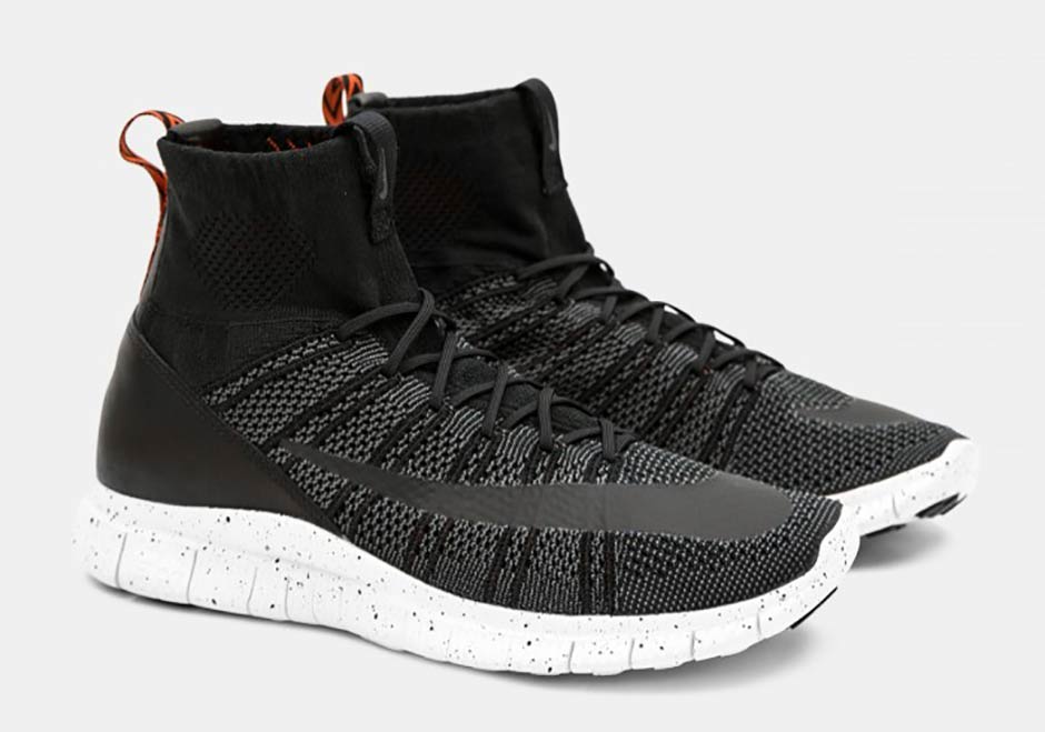 Nike Free Mercurial Superfly Black Dark Grey Team Orange 03