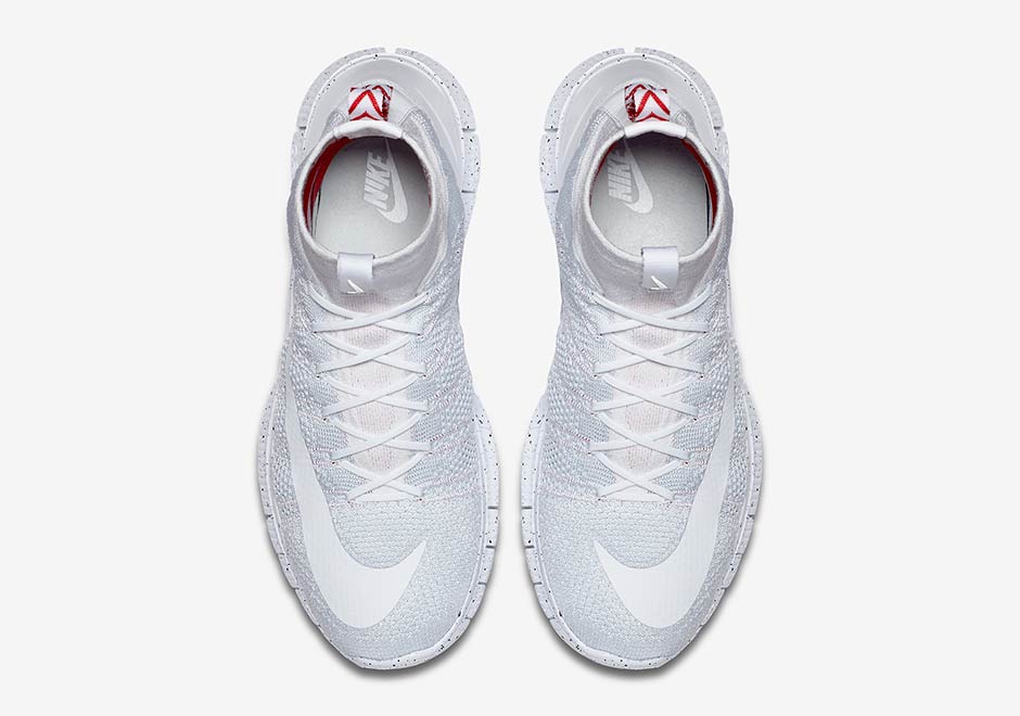 Nike Free Mercurial Superfly Triple White 04