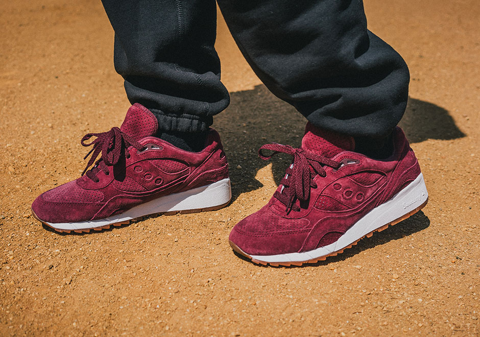 Packer Exclusive Saucony Shadow 6000 Burgundy 1