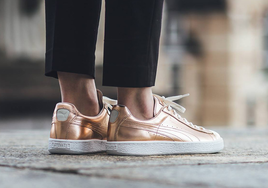 Puma Basket Metallic Rose Gold 1