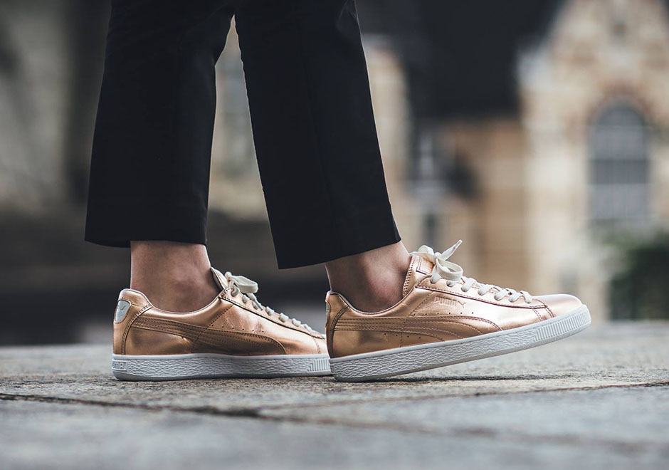 Puma Basket Metallic Rose Gold 2