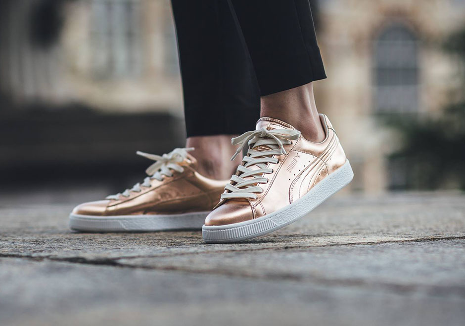 Puma Basket Metallic Rose Gold 3