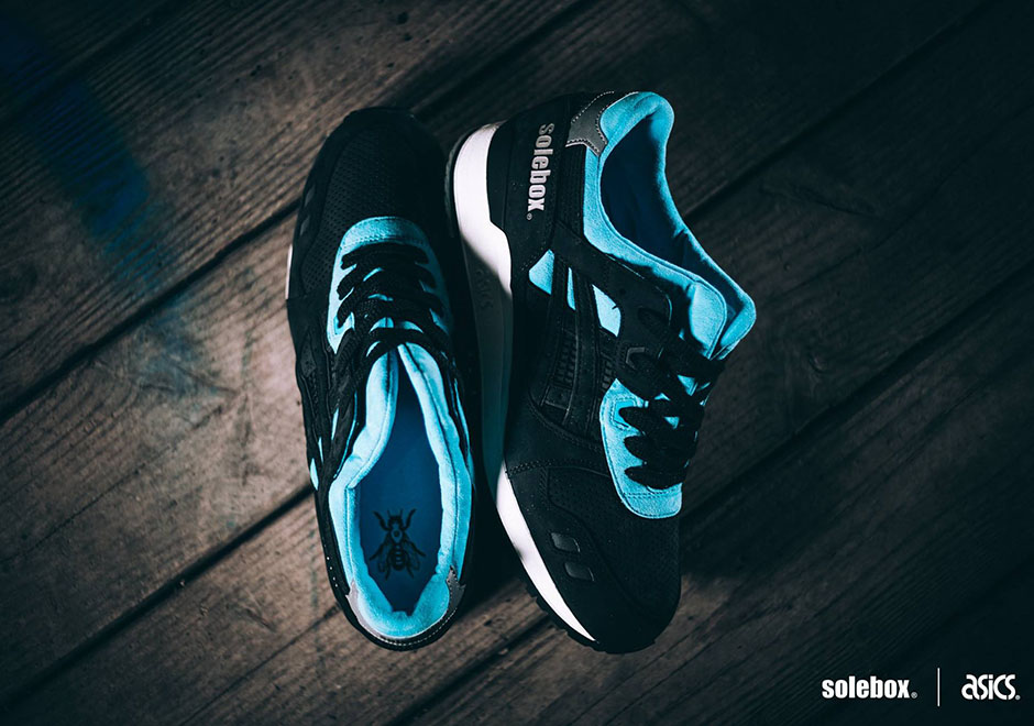 Solebox Asics Gel Lyte Iii Blue Carpenter Bee 5