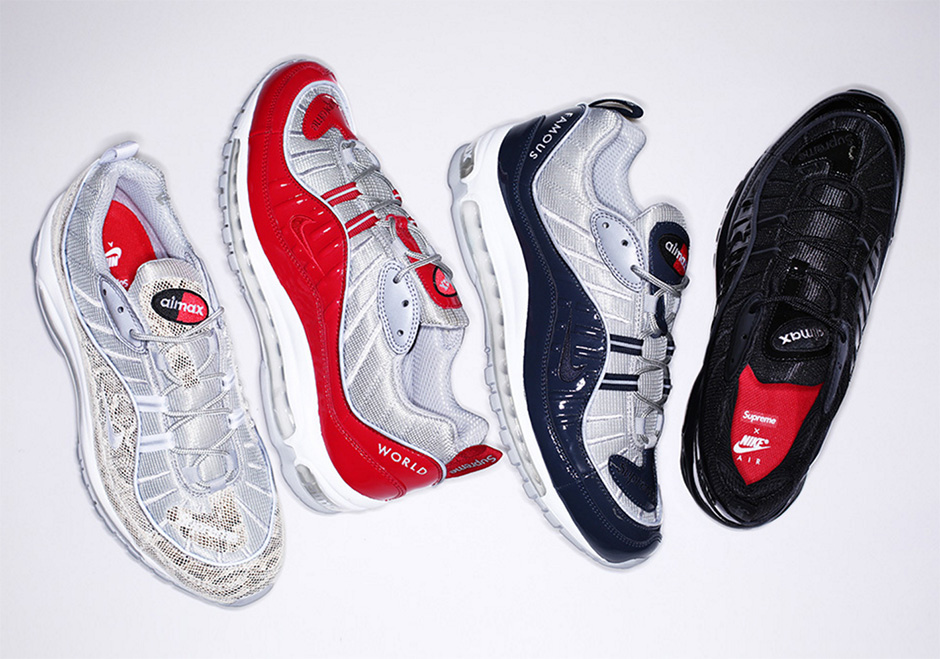 Supreme Designs Four Versions Of The Nike Air Max 98