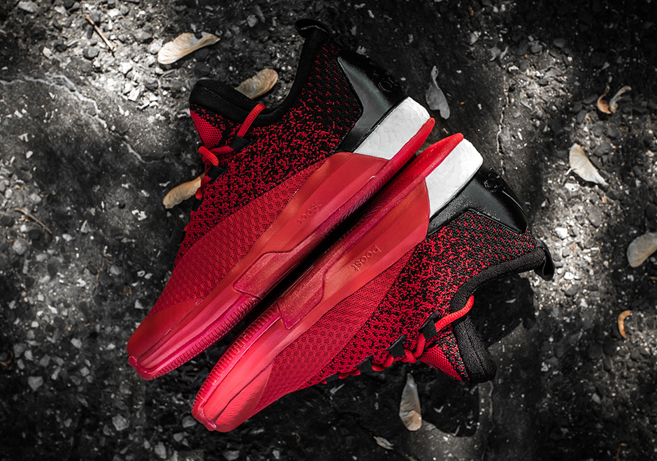 Adidas Crazylight Boost 2 5 Low James Harden Pe Red Black 1