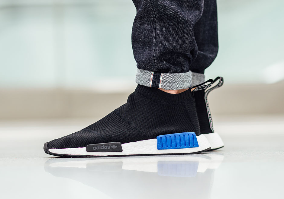 Adidas Nmd City Scok Black Blue 2