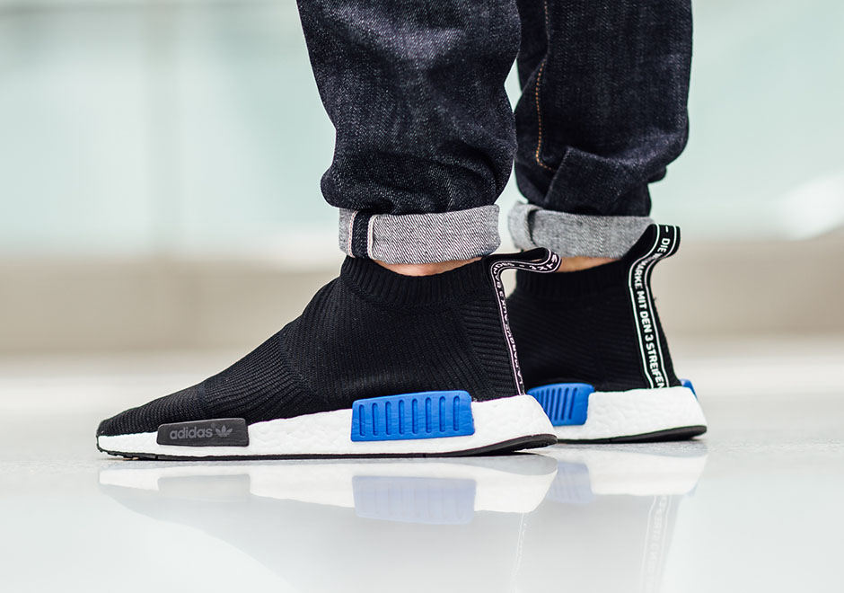 Adidas Nmd City Scok Black Blue 3