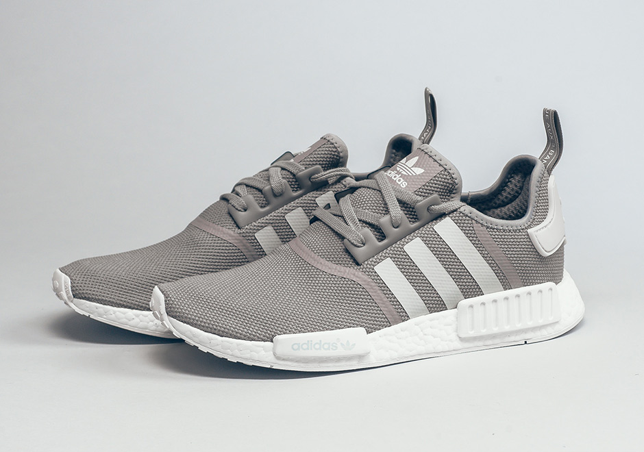 Adidas Nmd R1 Grey White 01